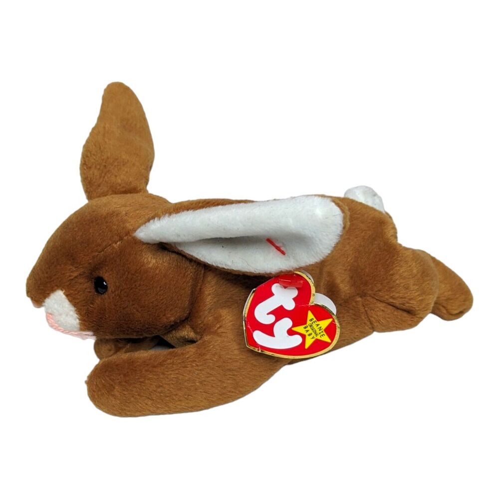 Ty Beanie Babies "Ears" Bunny Rabbit Plush Stuffed Animal Retired 90s Vintage